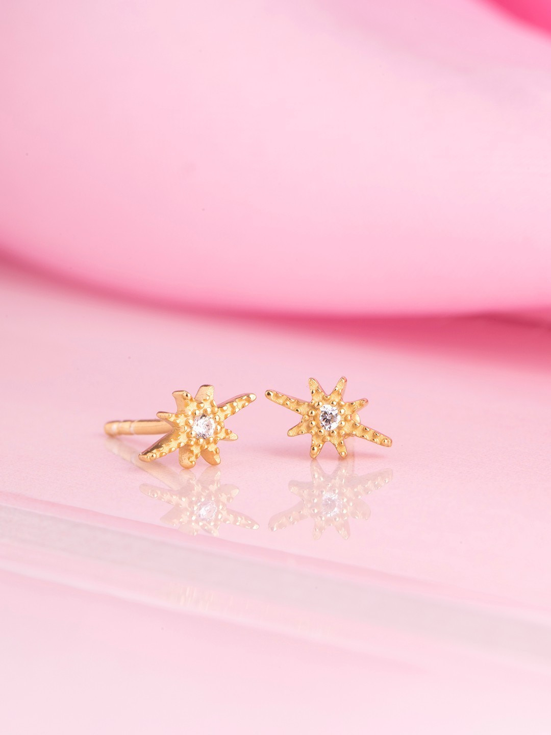 

Zavya Gold-Plated Quirky Studs Earrings