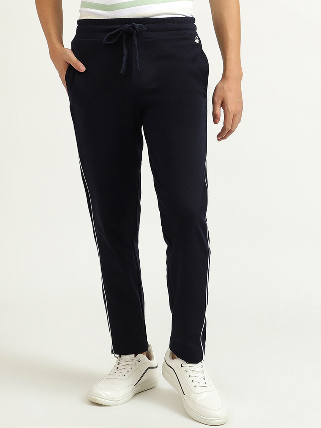 

United Colors of Benetton Men Navy Blue Trousers