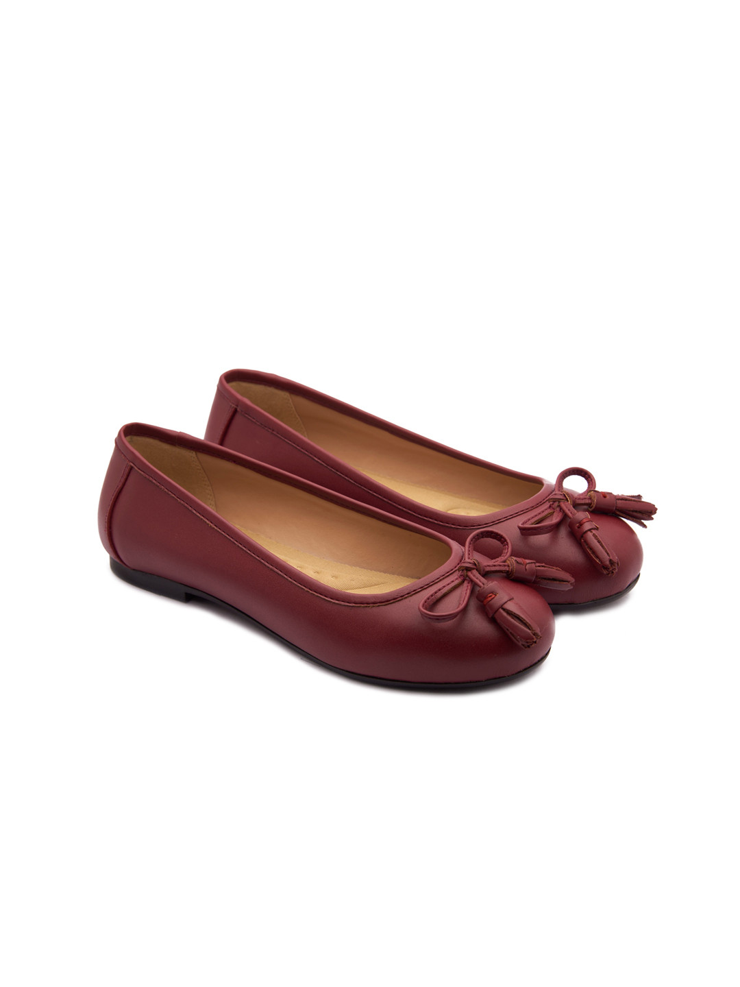 

MICHAEL ANGELO Women Brown Ballerinas with Bows Flats