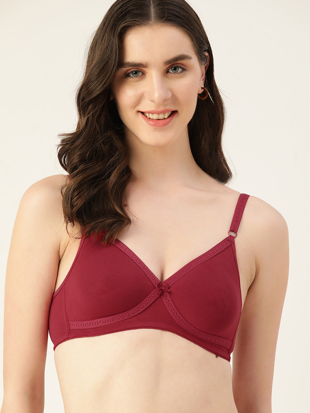 

DressBerry T-shirt Bra Non-Padded, Maroon