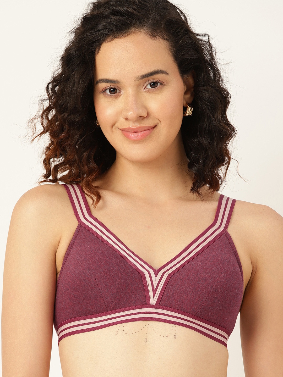 

DressBerry Medium Coverage Lightly Padded Bra, Magenta