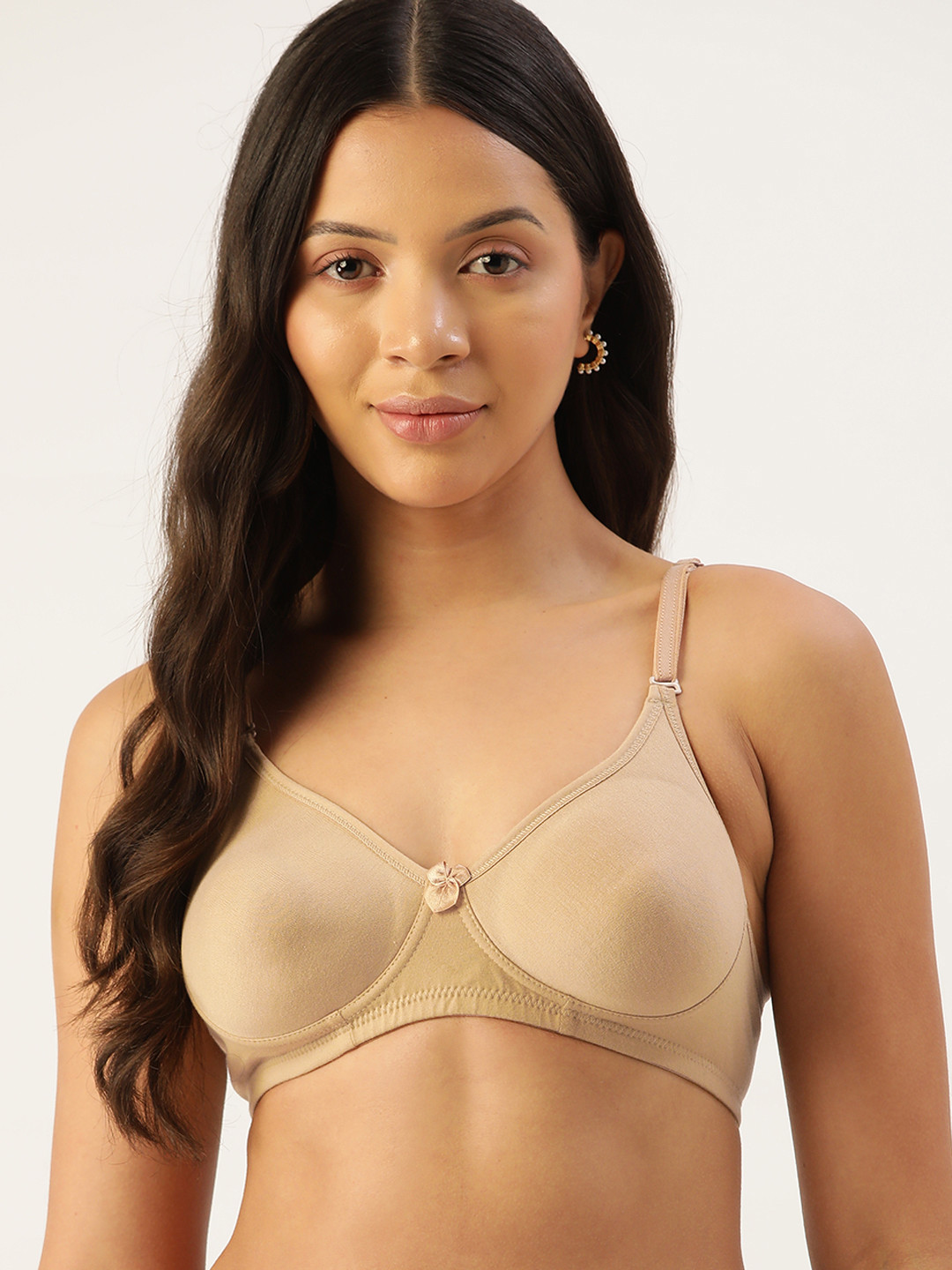 

DressBerry Lightly Padded T-Shirt Bra, Nude