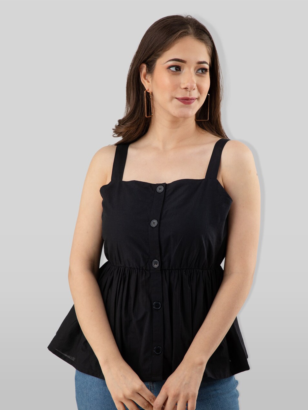 

PRETTY LOVING THING Black Empire Top