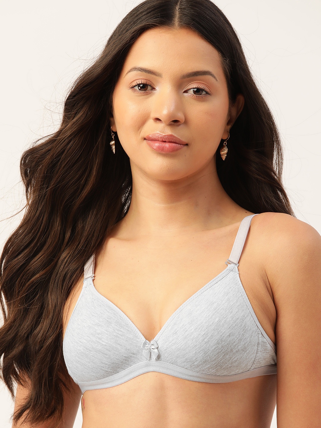 

DressBerry Bra Lightly Padded DB-PUP01A3-PUP01A3, Grey melange