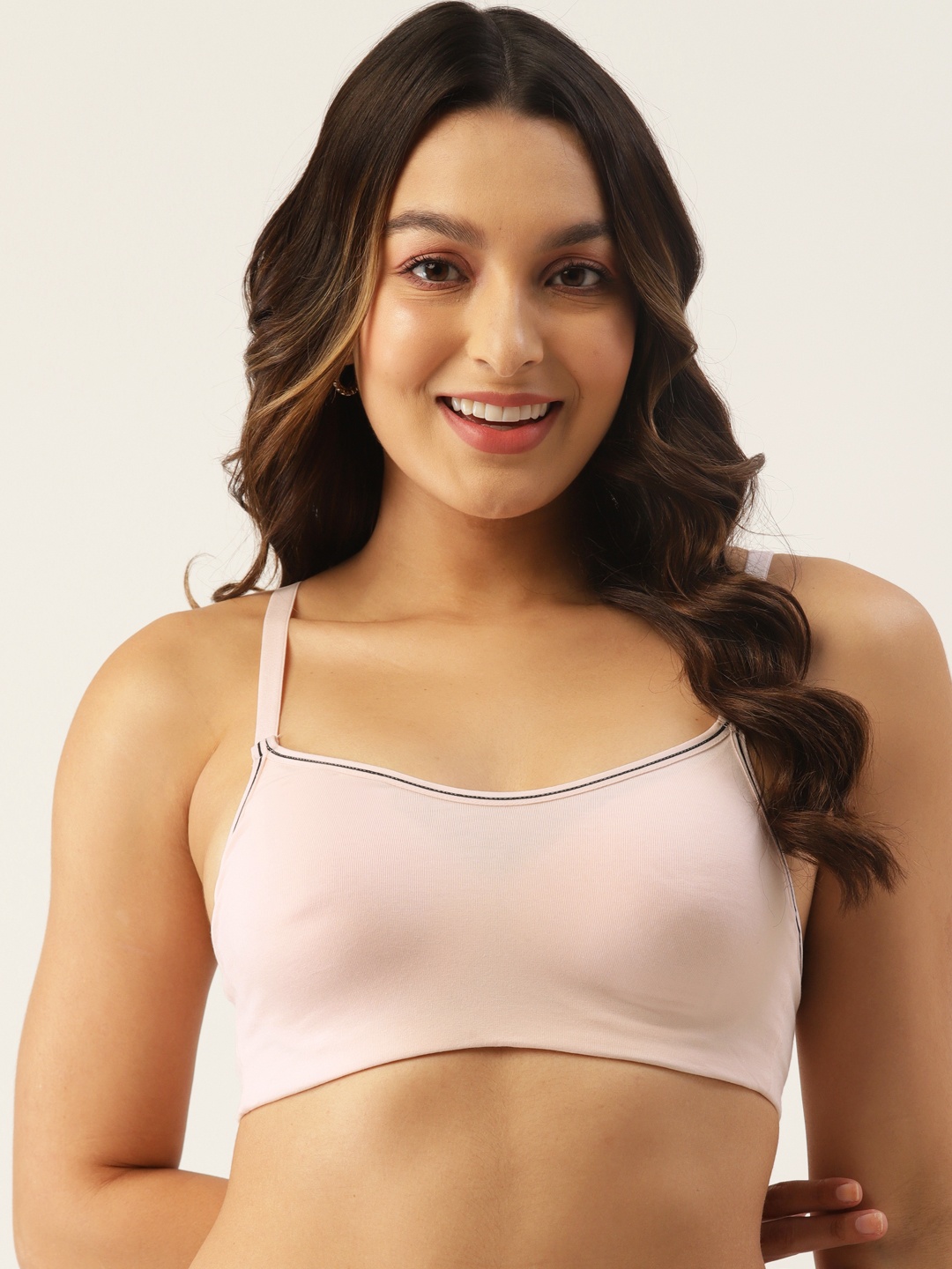 

DressBerry Lightly Padded Bra, Peach