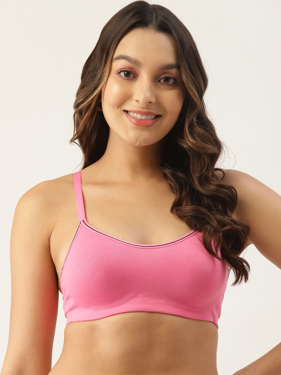 

DressBerry Lightly Padded Bra, Pink