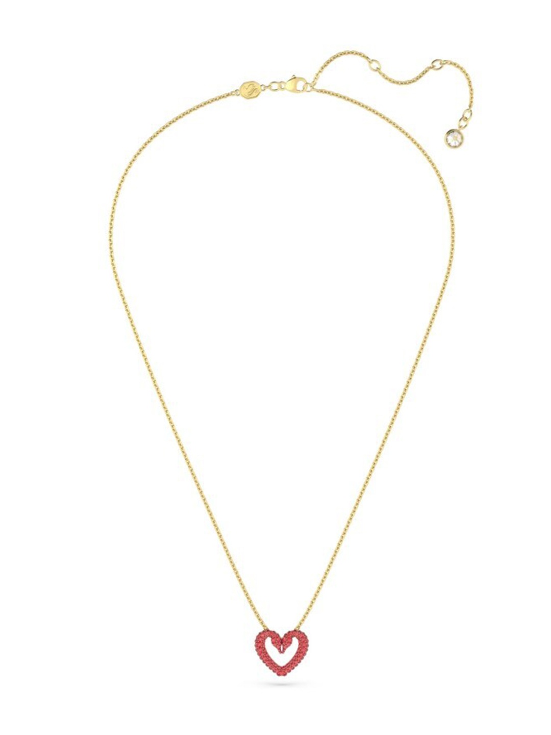 

SWAROVSKI Women Red Necklace and Chains, Gold