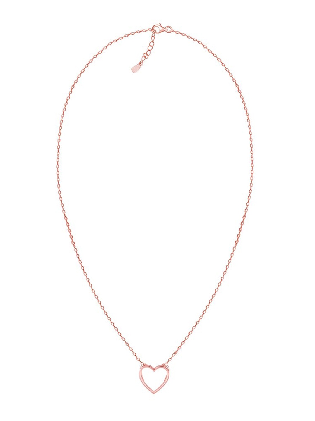 

GIVA Women 925 Sterling Silver & Rose Gold-Plated Pendant With Chain