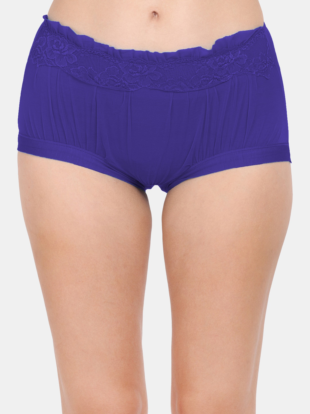 

Amour Secret Women Blue Solid Anti Odour Hipster Briefs
