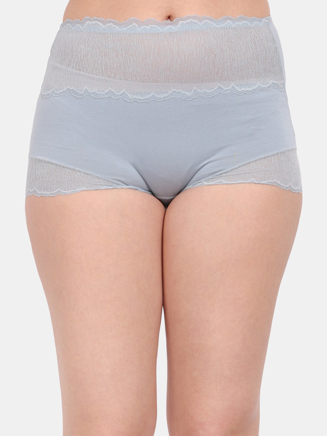 

Amour Secret Women Blue Solid Anti Odour Hipster Briefs
