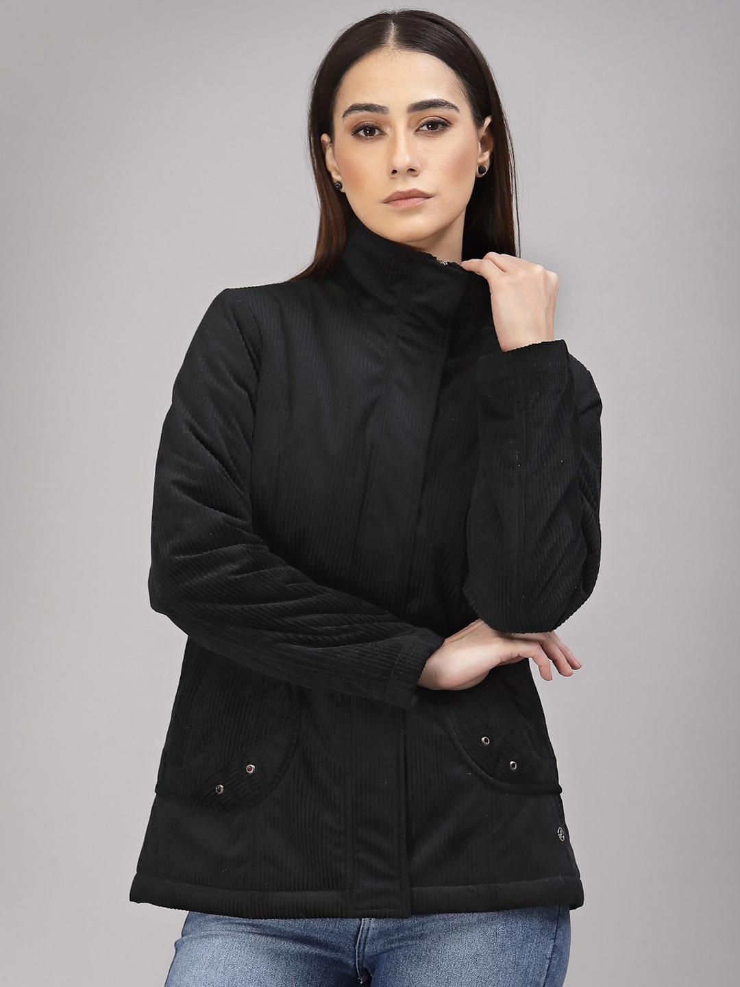 

Gipsy Women Black Parka Dry Fit Jacket