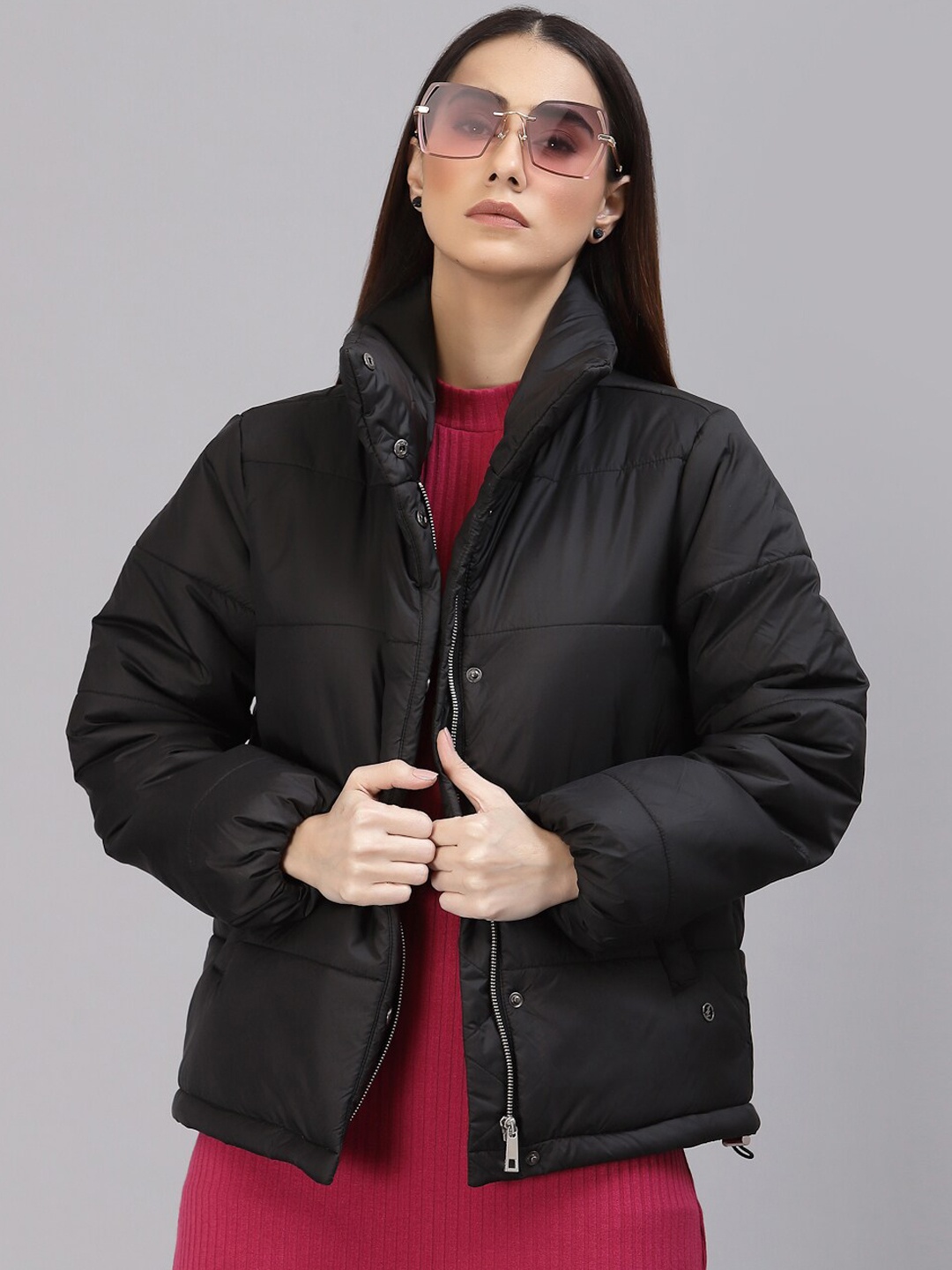 

Gipsy Women Black Padded Jacket