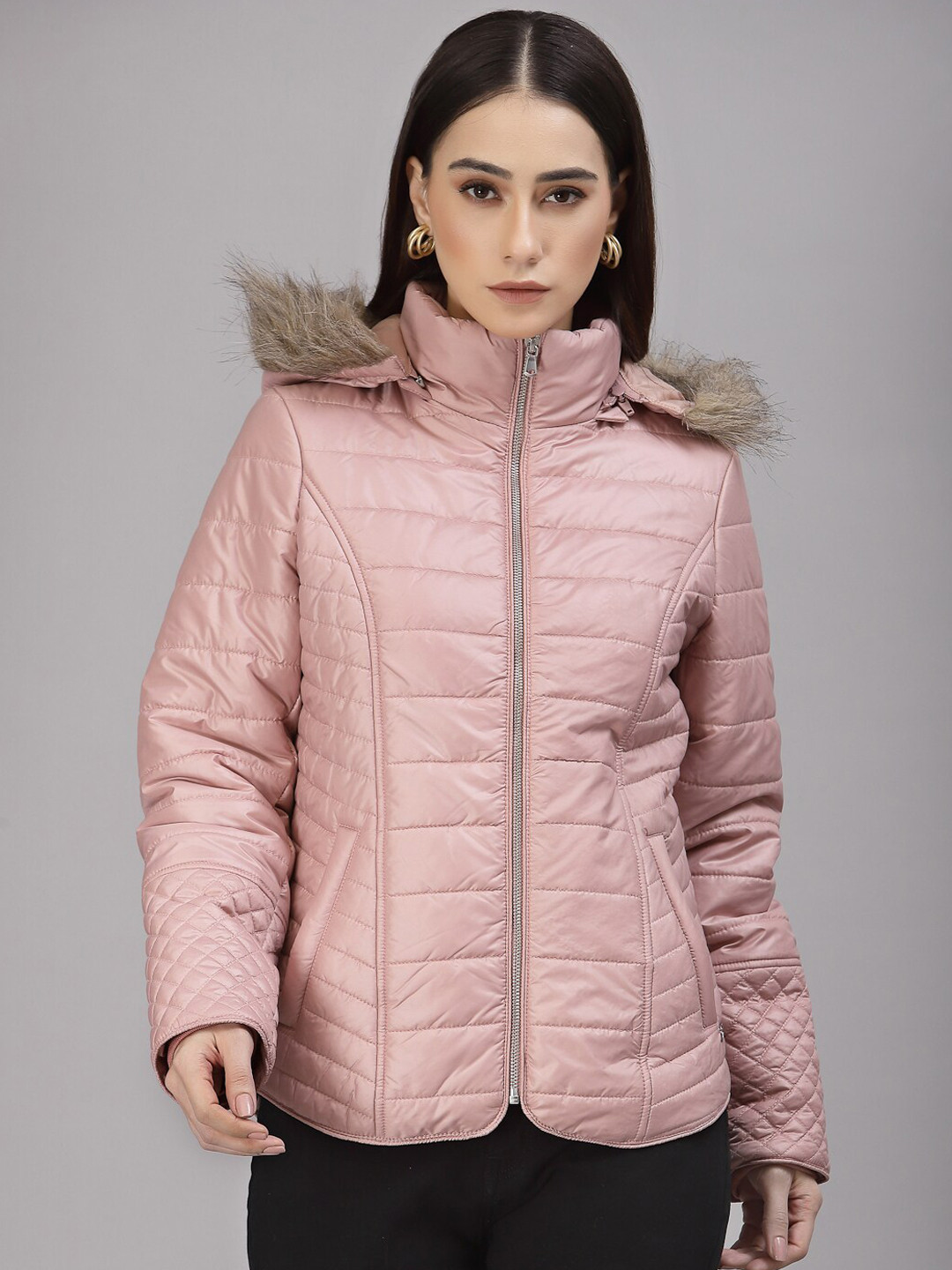 

Gipsy Women Pink Parka Jacket