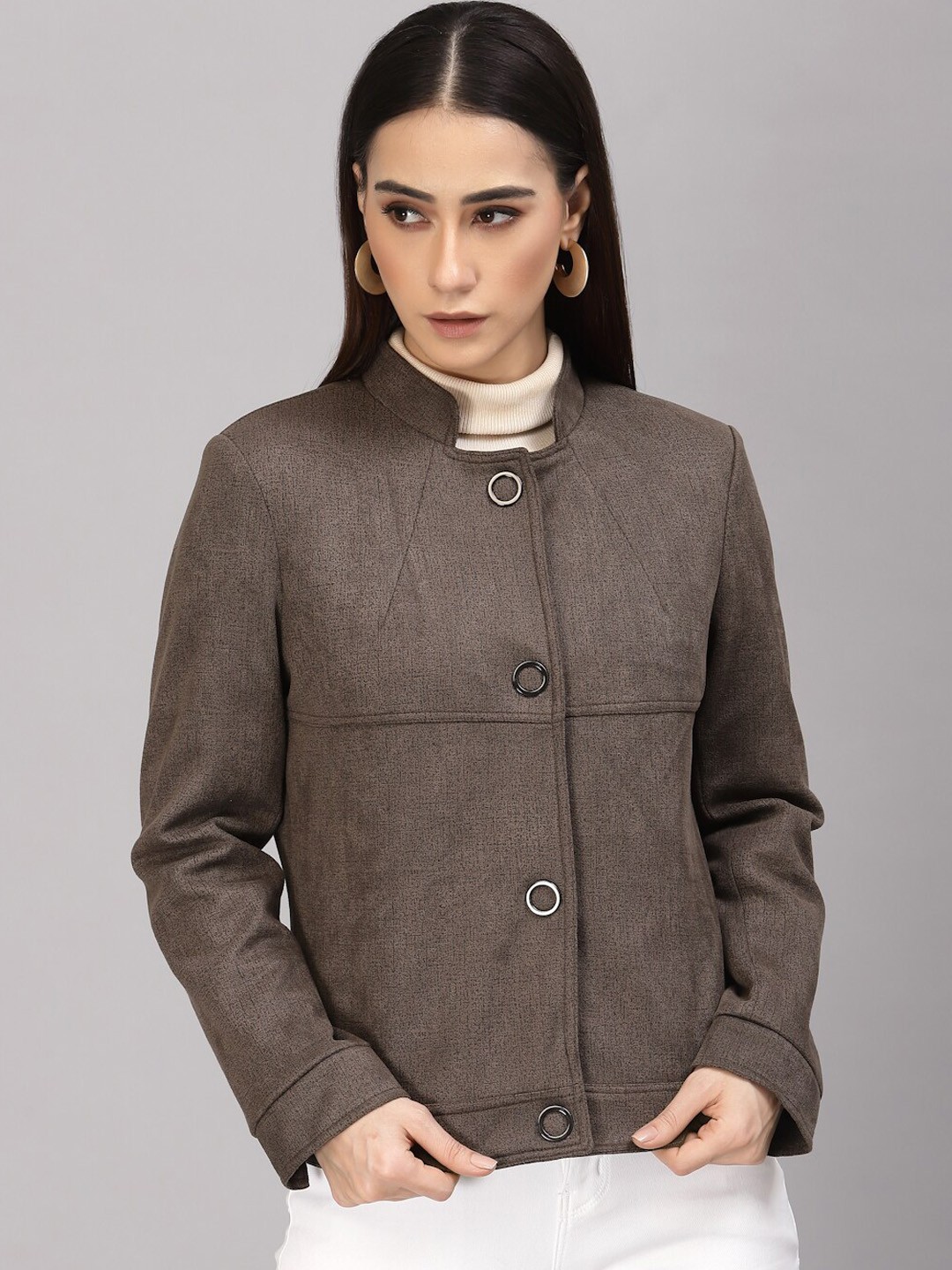 

Gipsy Women Olive Green Bomber Jacket