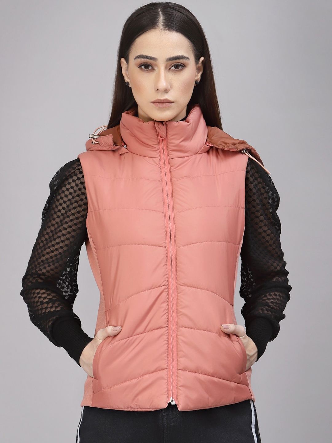 

Gipsy Women Pink Padded Jacket