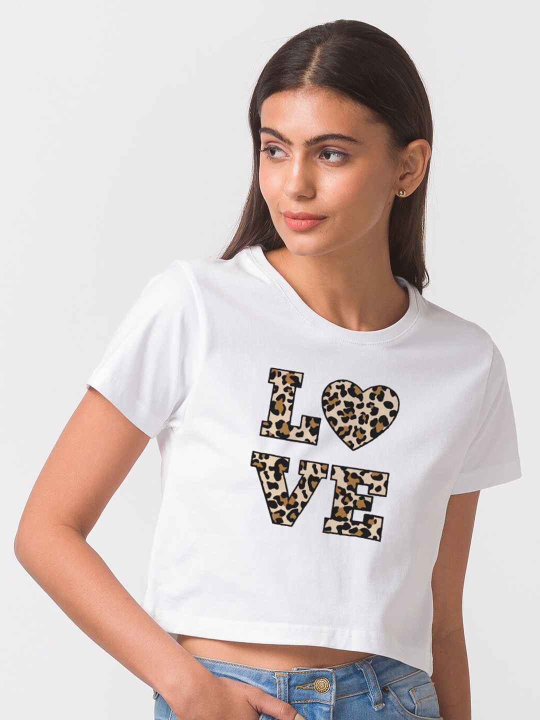 

FashionRack Women White Typography Printed Antimicrobial Cotton T-shirt