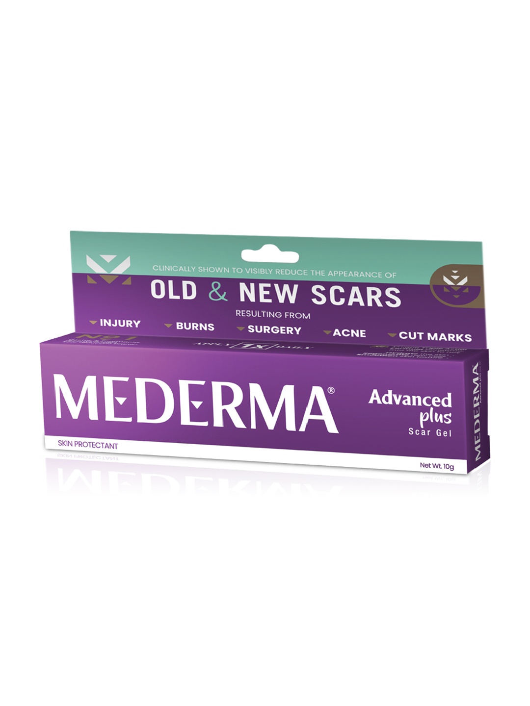 

MEDERMA Advance Plus Scar Gel for Old & New Scars - 10g, Purple