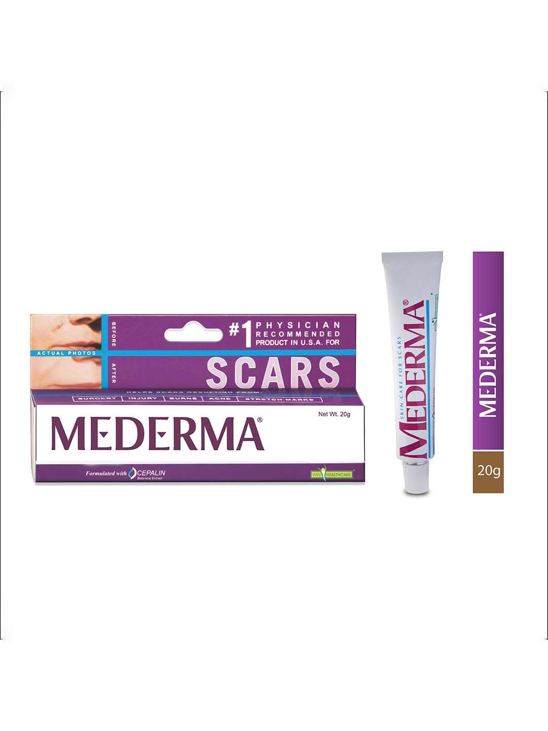 

MEDERMA Face Moisturising Scar Gel - 20g, Purple