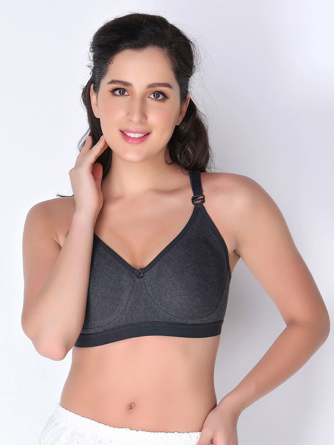 

Innocence Grey Bra