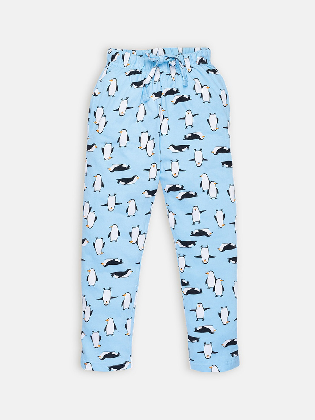 

AMUL Kandyfloss Girls Printed Cotton Lounge Pants, Blue