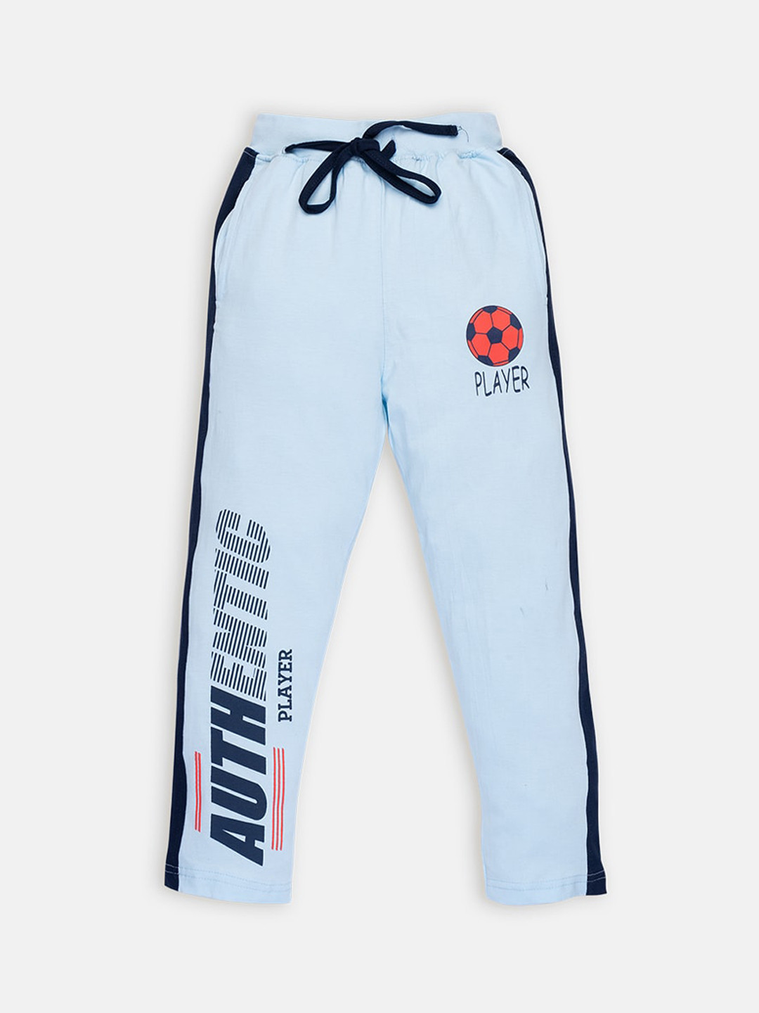 

AMUL Kandyfloss Boys Blue Printed Pure Cotton Track Pants