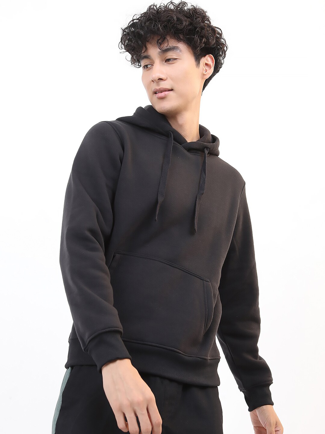 

KETCH Men Black Hooded Sweatshirt