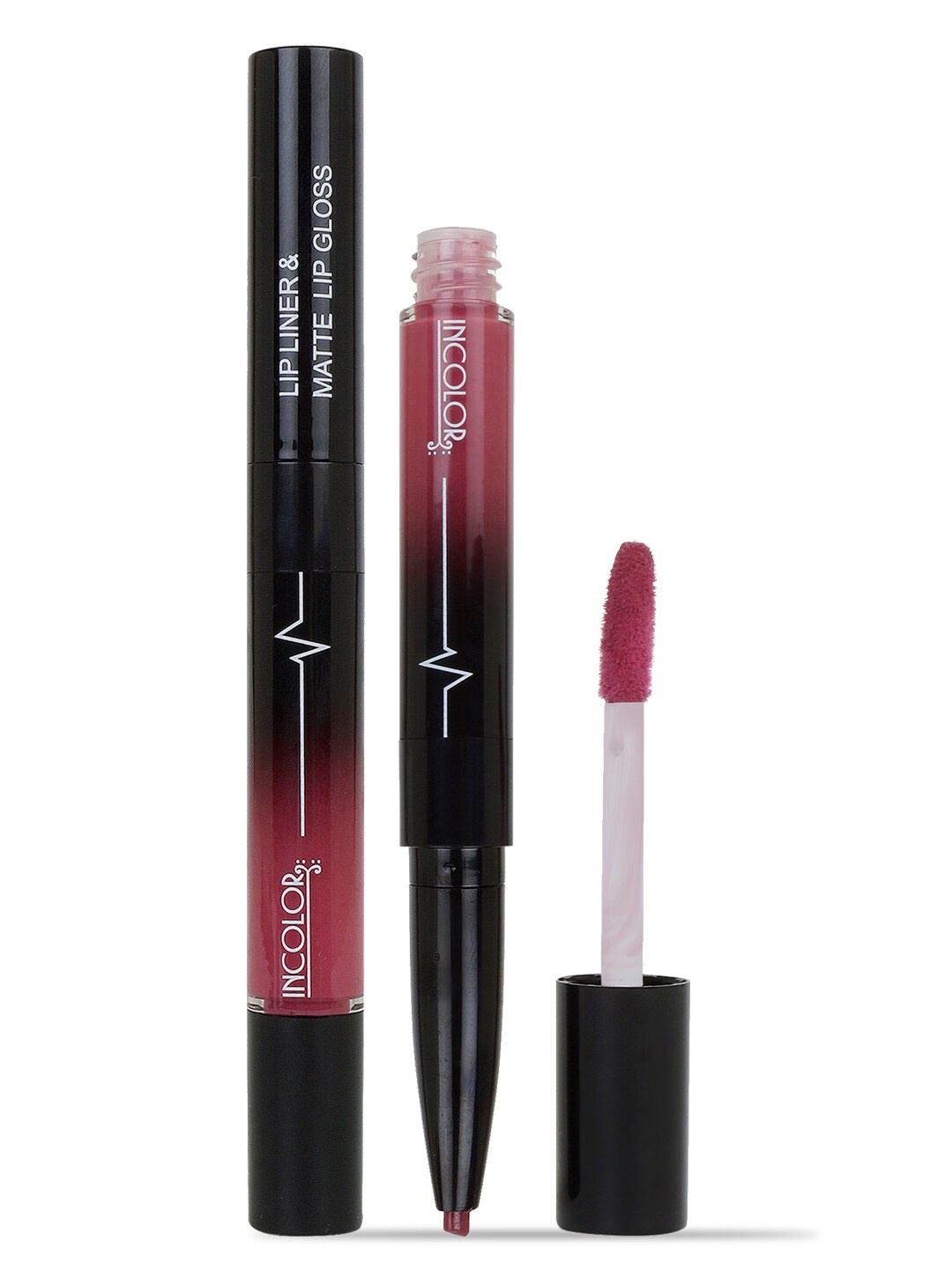 

INCOLOR 2 in 1 Lip Liner & Matte Lip Gloss 4ml, Purple