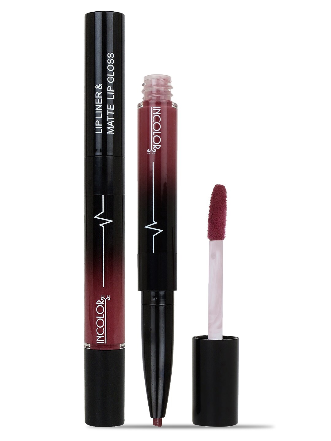 

INCOLOR 2 in 1 Lip Liner & Matte Lip Gloss 4ml Purple