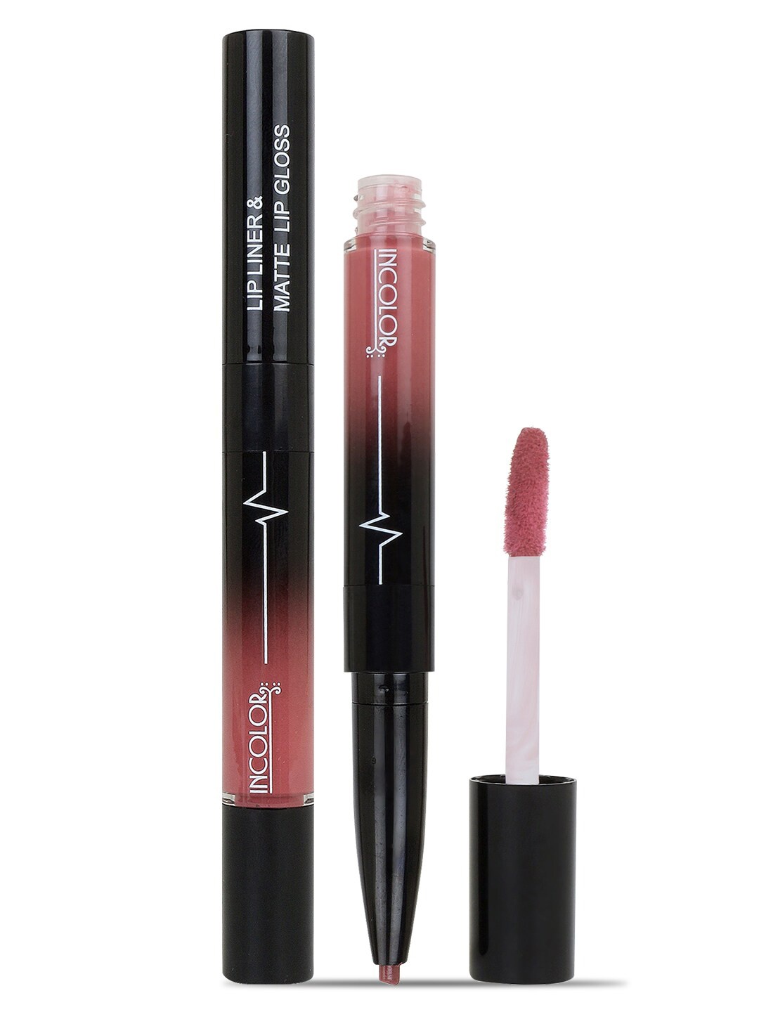 

INCOLOR 2 in 1 Lip Liner & Matte Lip Gloss 4ml Red 03