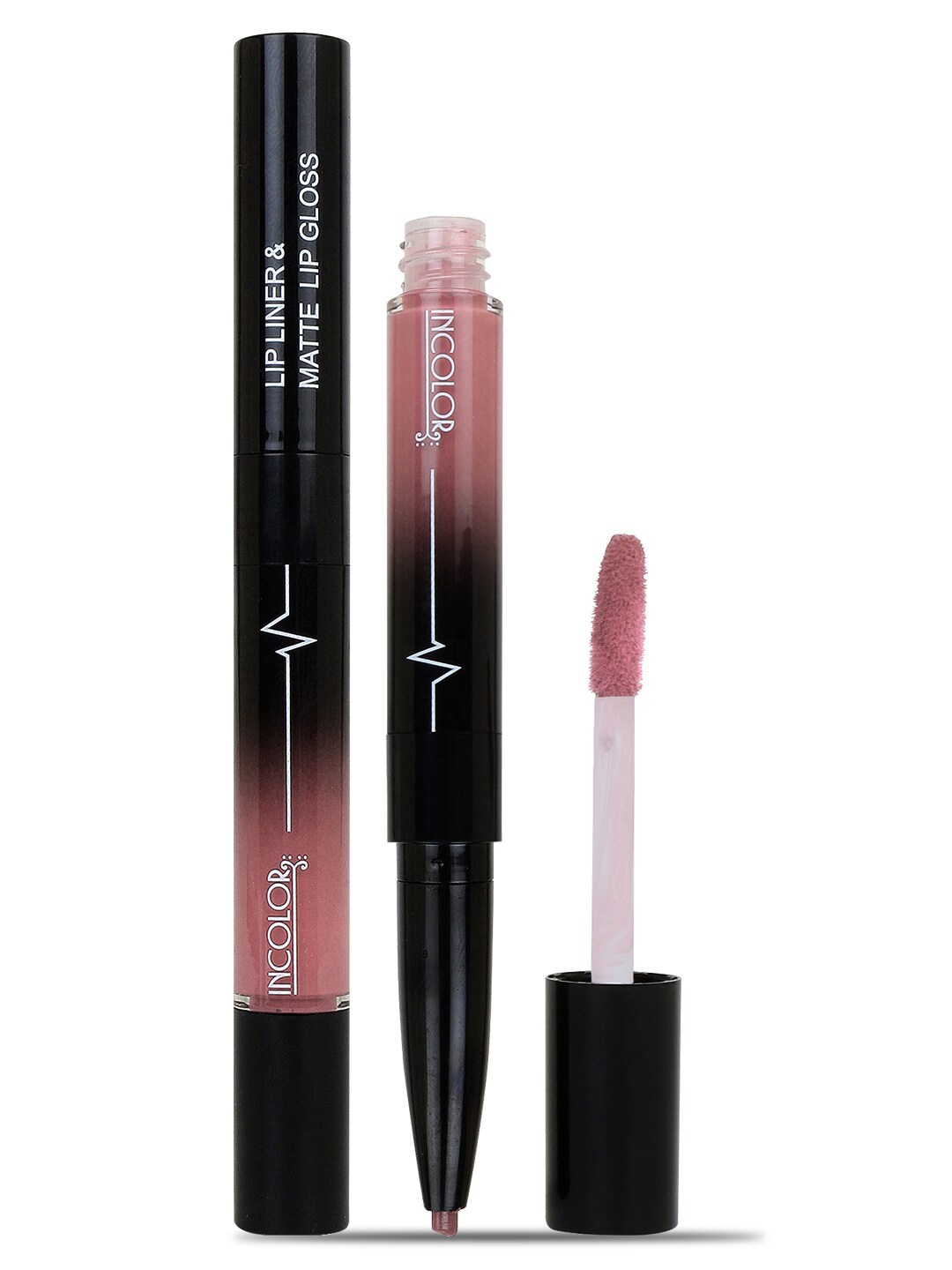 

INCOLOR 2 in 1 Lip Liner & Matte Lip Gloss 4ml Nude 04