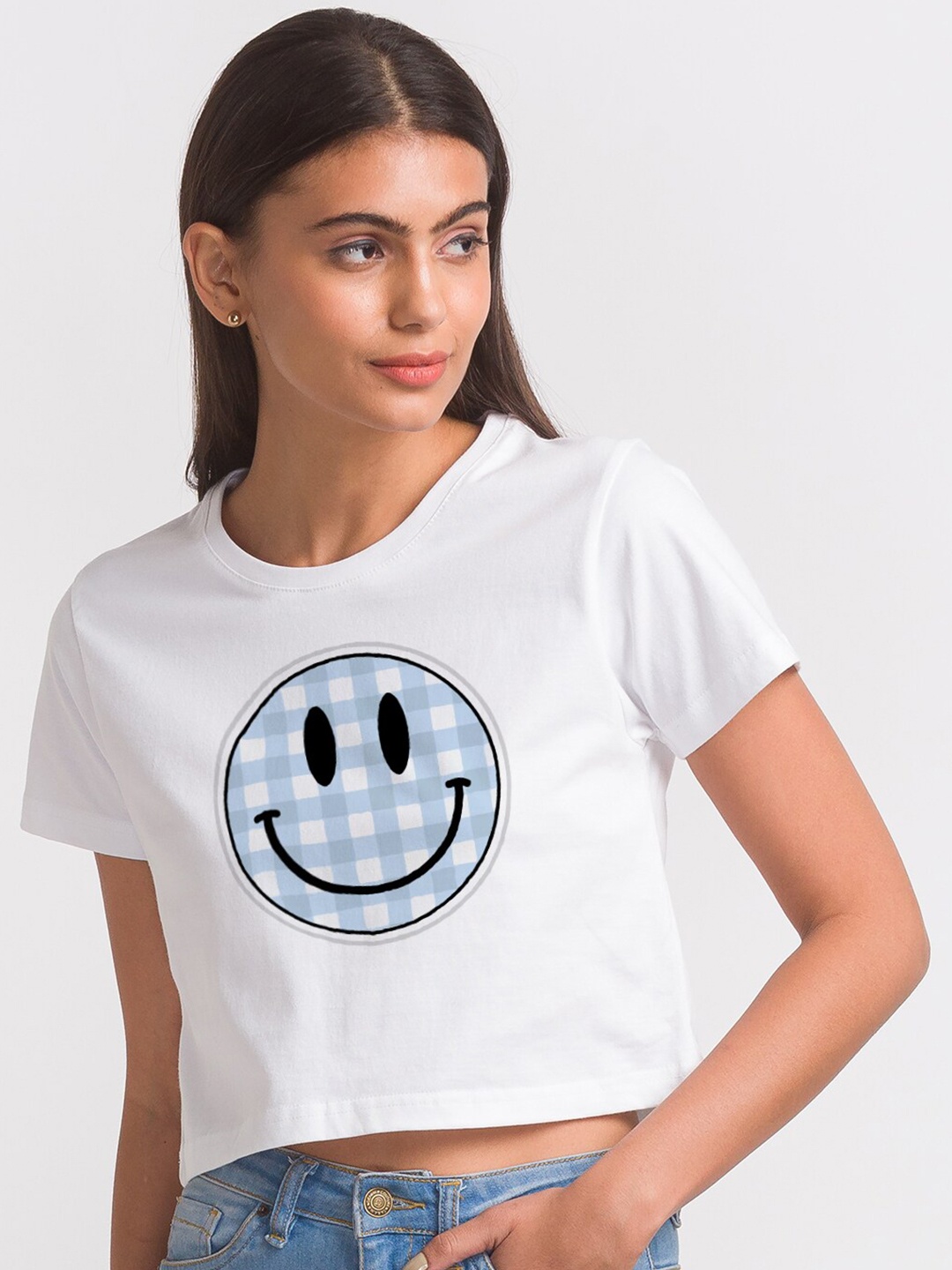 

FashionRack Women White Cotton Antimicrobial T-shirt