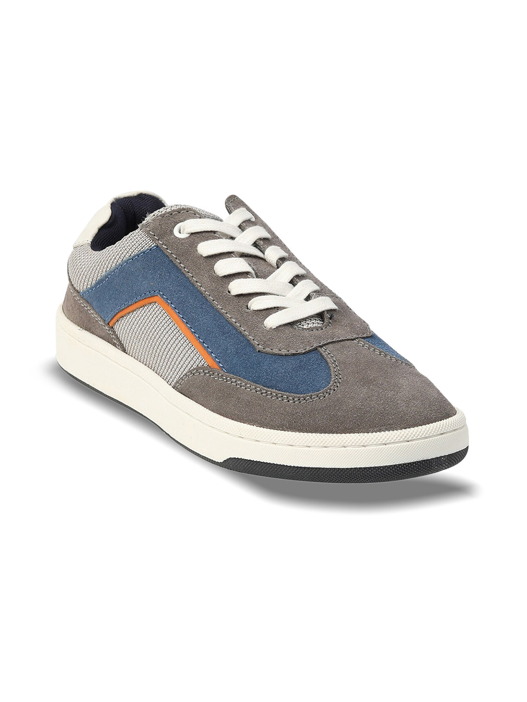 

SPYKAR Men Steve Grey-Blue Heritage Suede Sneakers
