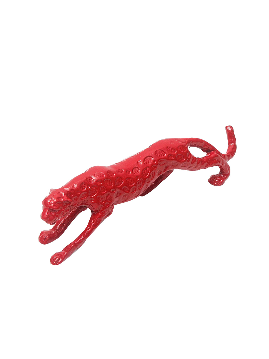 

CASA DECOR Red Jekyll Jaguar Sculpture Showpieces