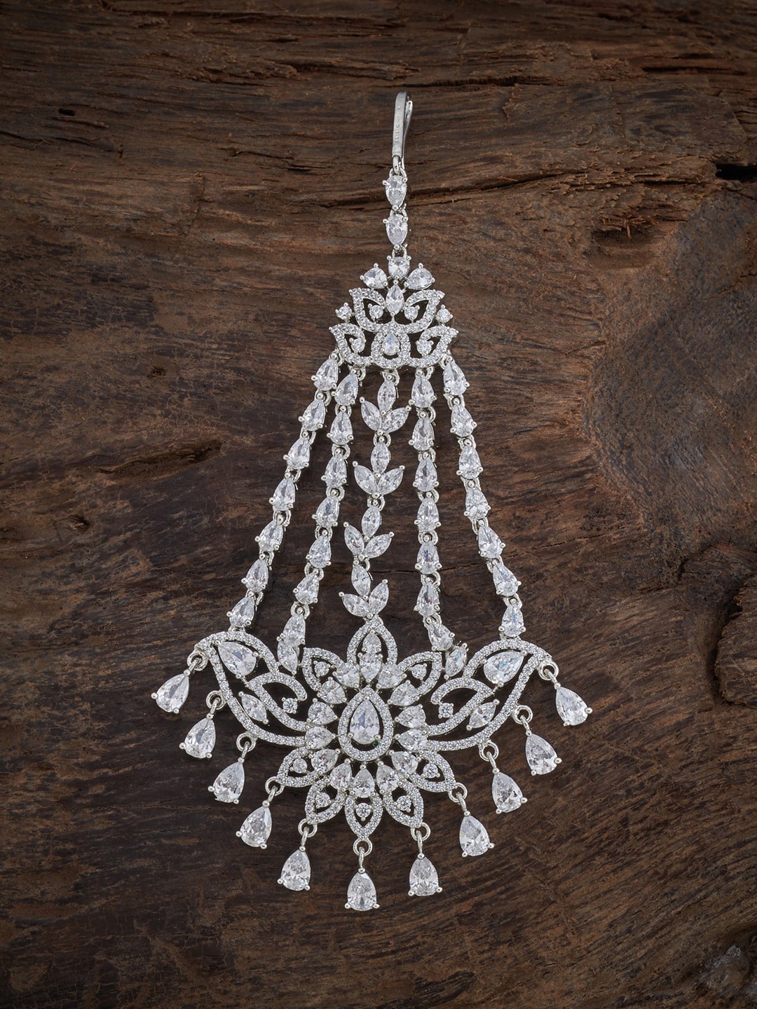 

Kushal's Fashion Jewellery Women White Embellished Hairstick