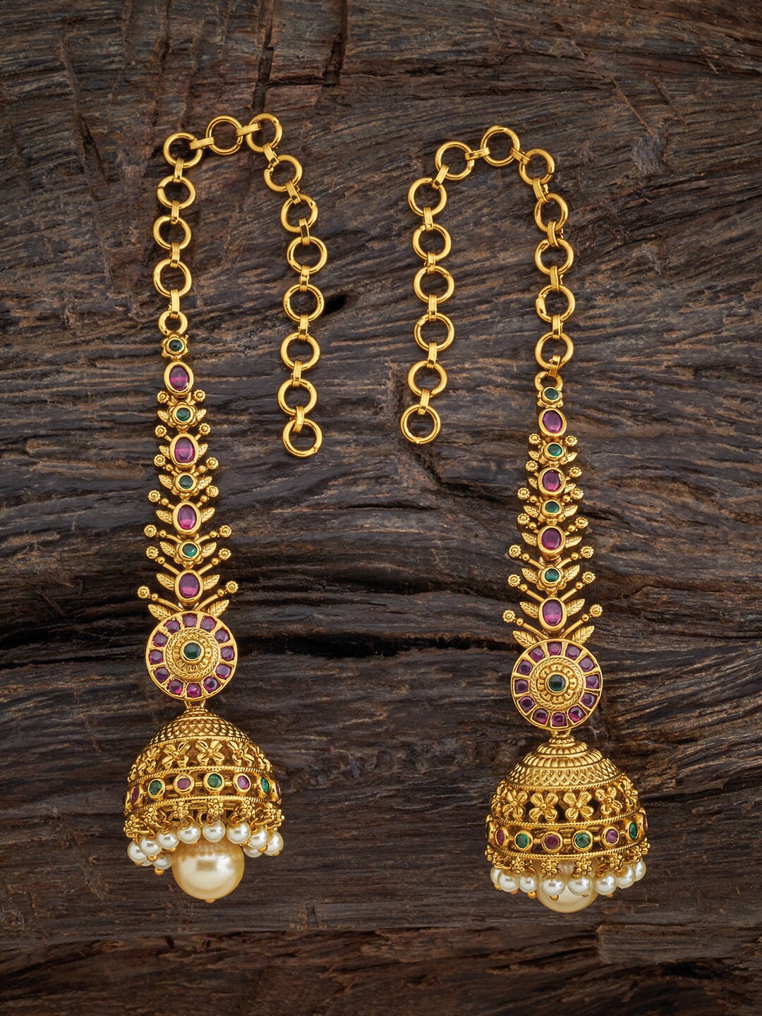 

Kushal's Fashion Jewellery Red Classic Drop Earrings