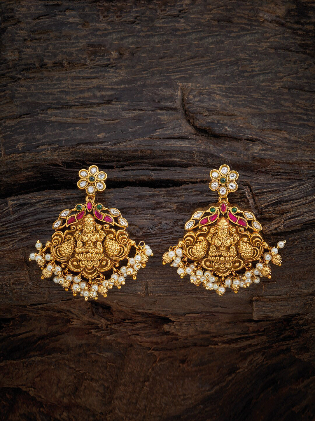 

Kushal's Fashion Jewellery Red Classic Drop Earrings