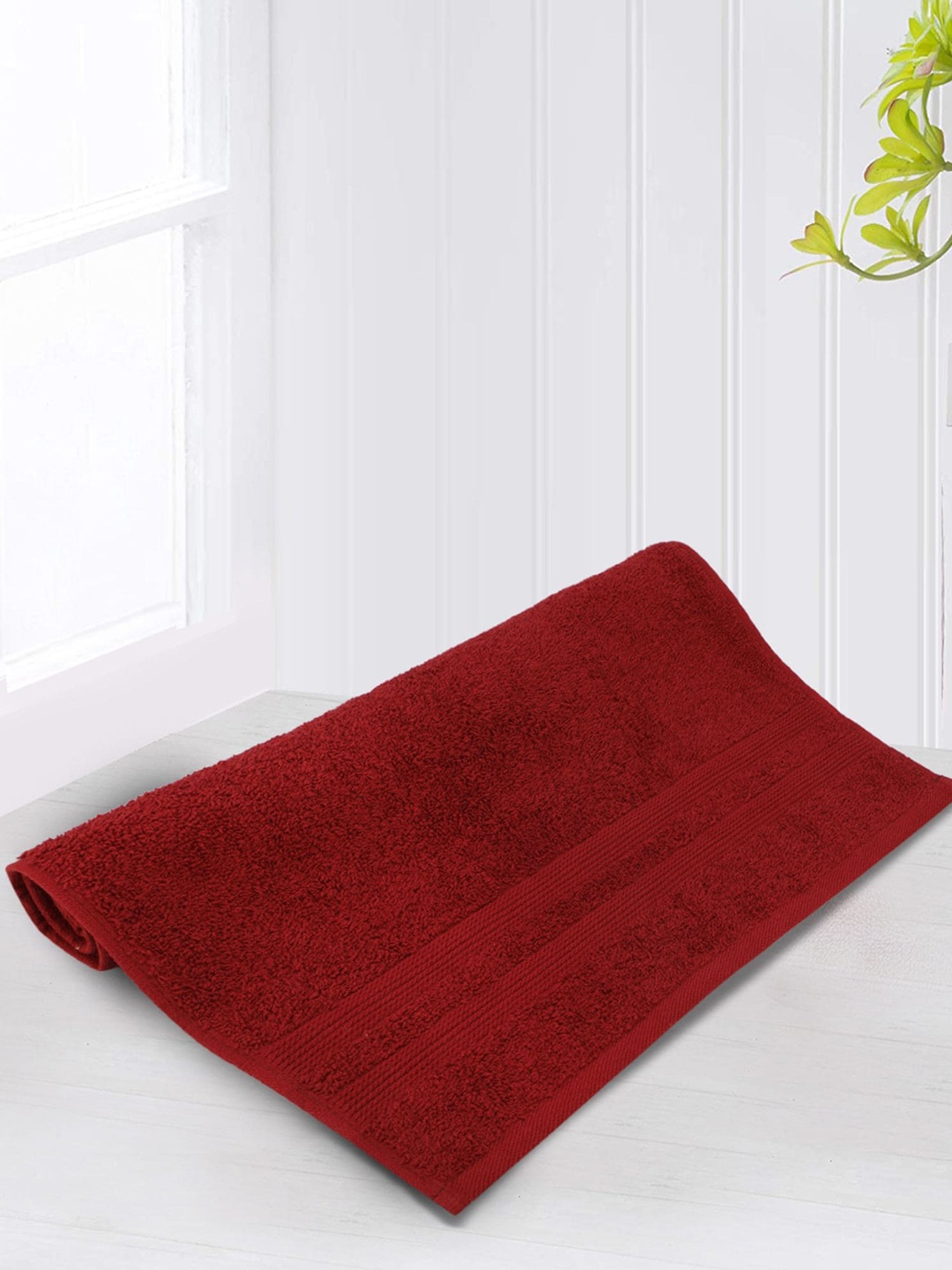 

LUSH & BEYOND Red Pure Cotton 500 GSM Hand Towels