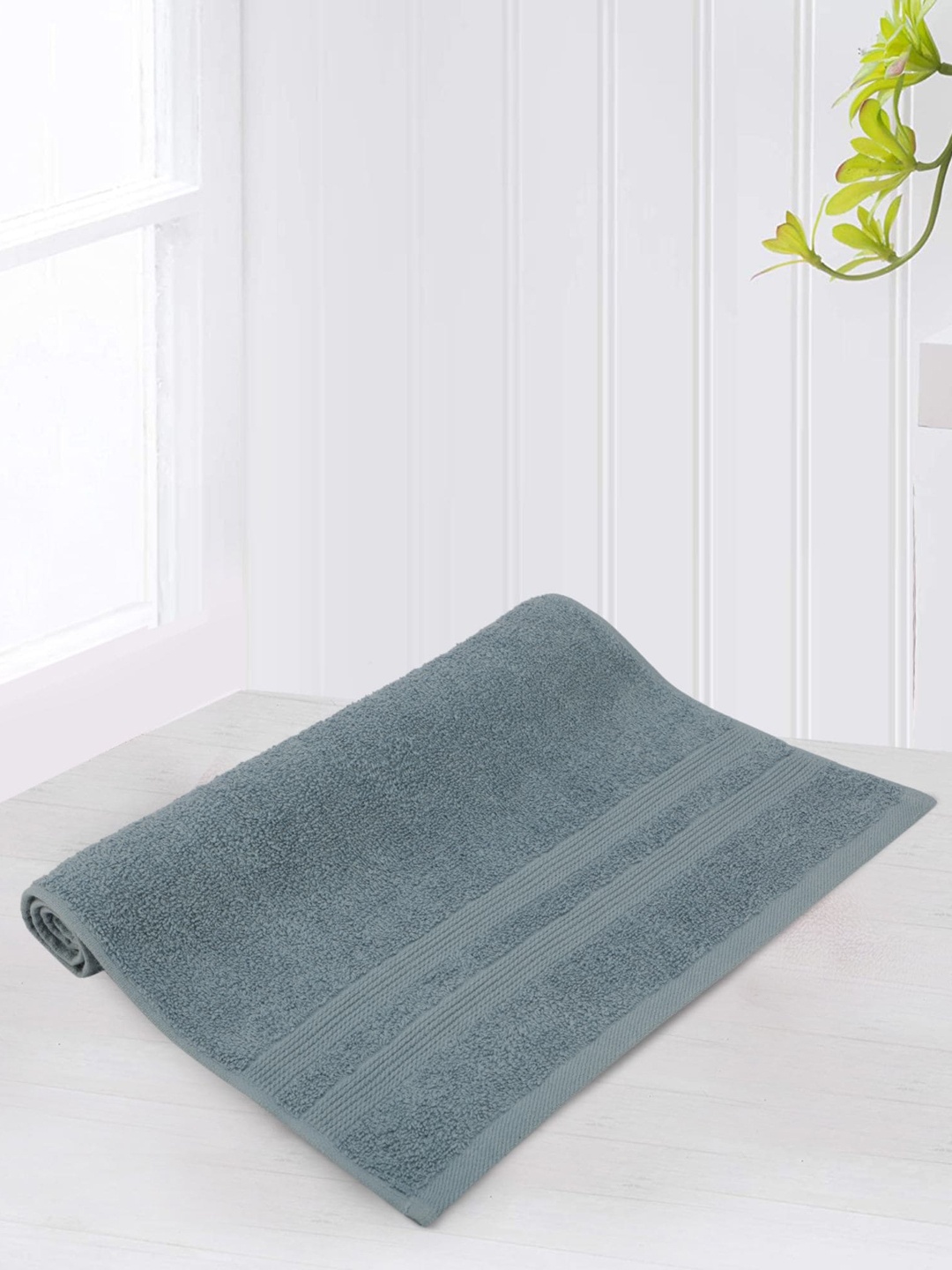 

LUSH & BEYOND Blue Solid Pure Cotton 500 GSM Hand Towels