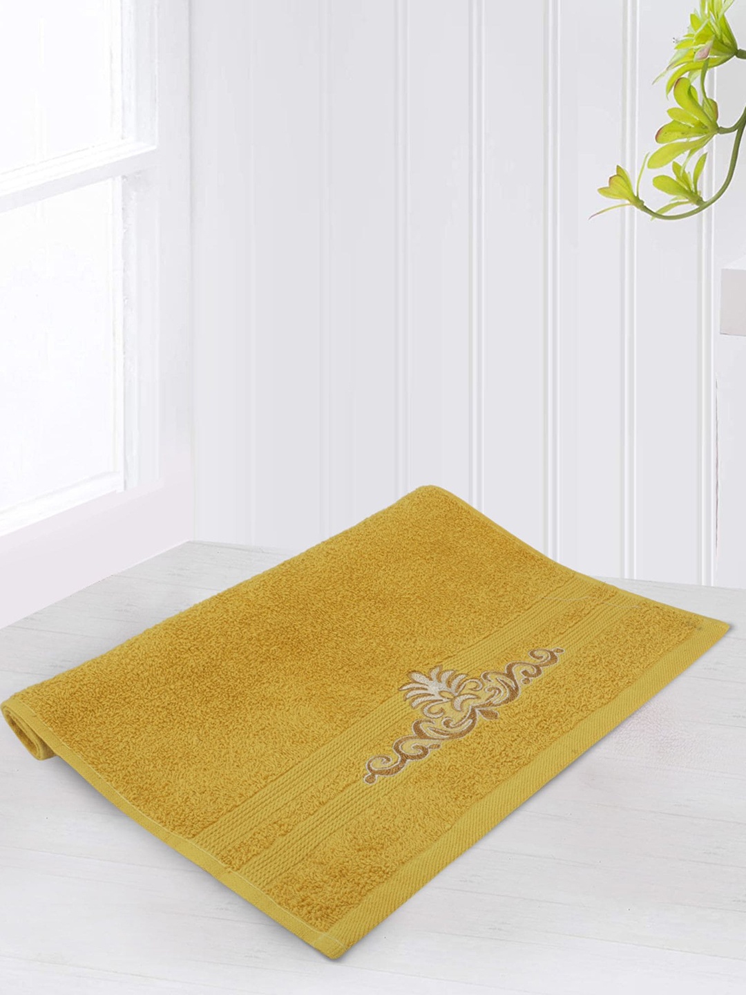 

LUSH & BEYOND Mustard Yellow 500 GSM Cotton Hand Towels
