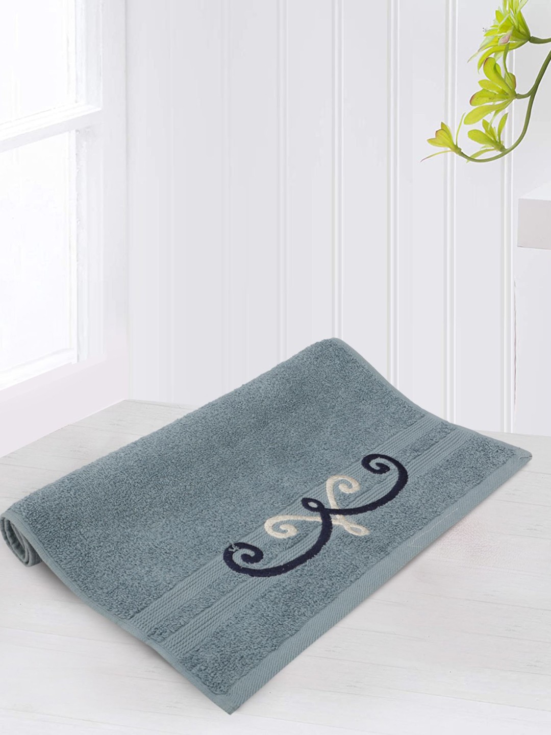 

LUSH & BEYOND Blue Pure Cotton 500 GSM Hand Towel