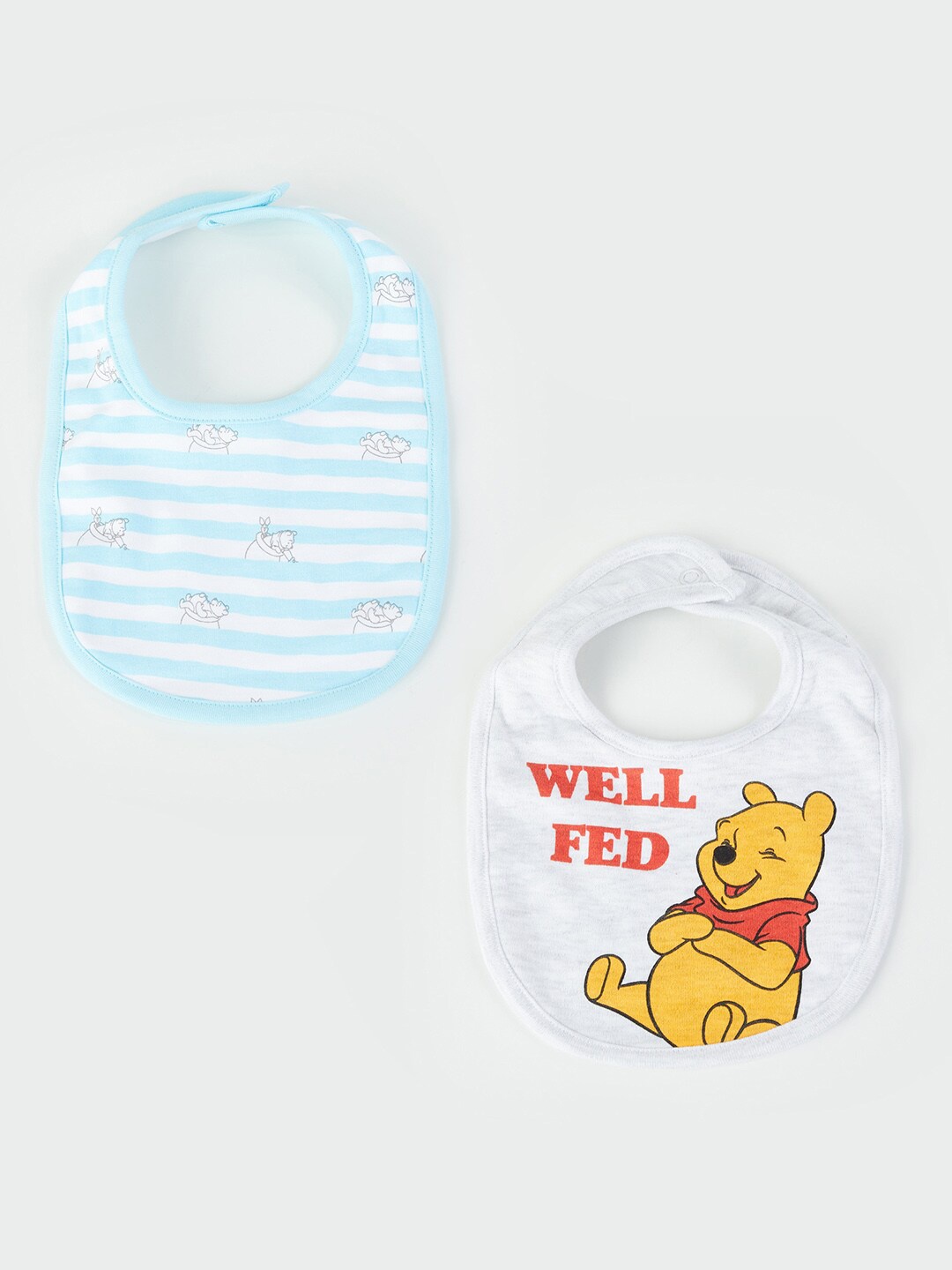 

Juniors by Lifestyle Boys Pack of 2 Printed Pure Cotton Bibs, White