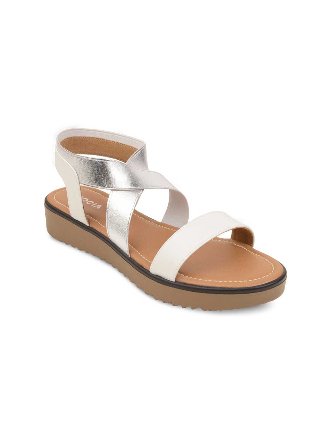 

Rocia Women White Open Toe Flats