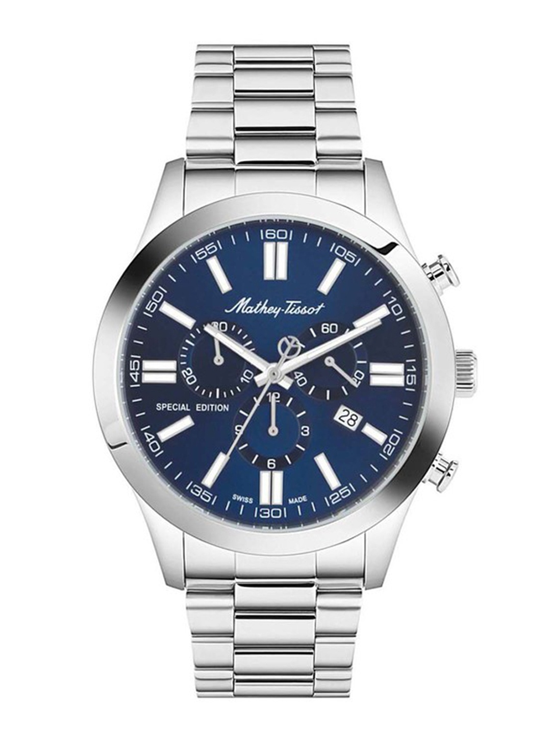 

Mathey-Tissot Men Swiss Made Special Edition Chronograph Watch H455CHABU, Blue