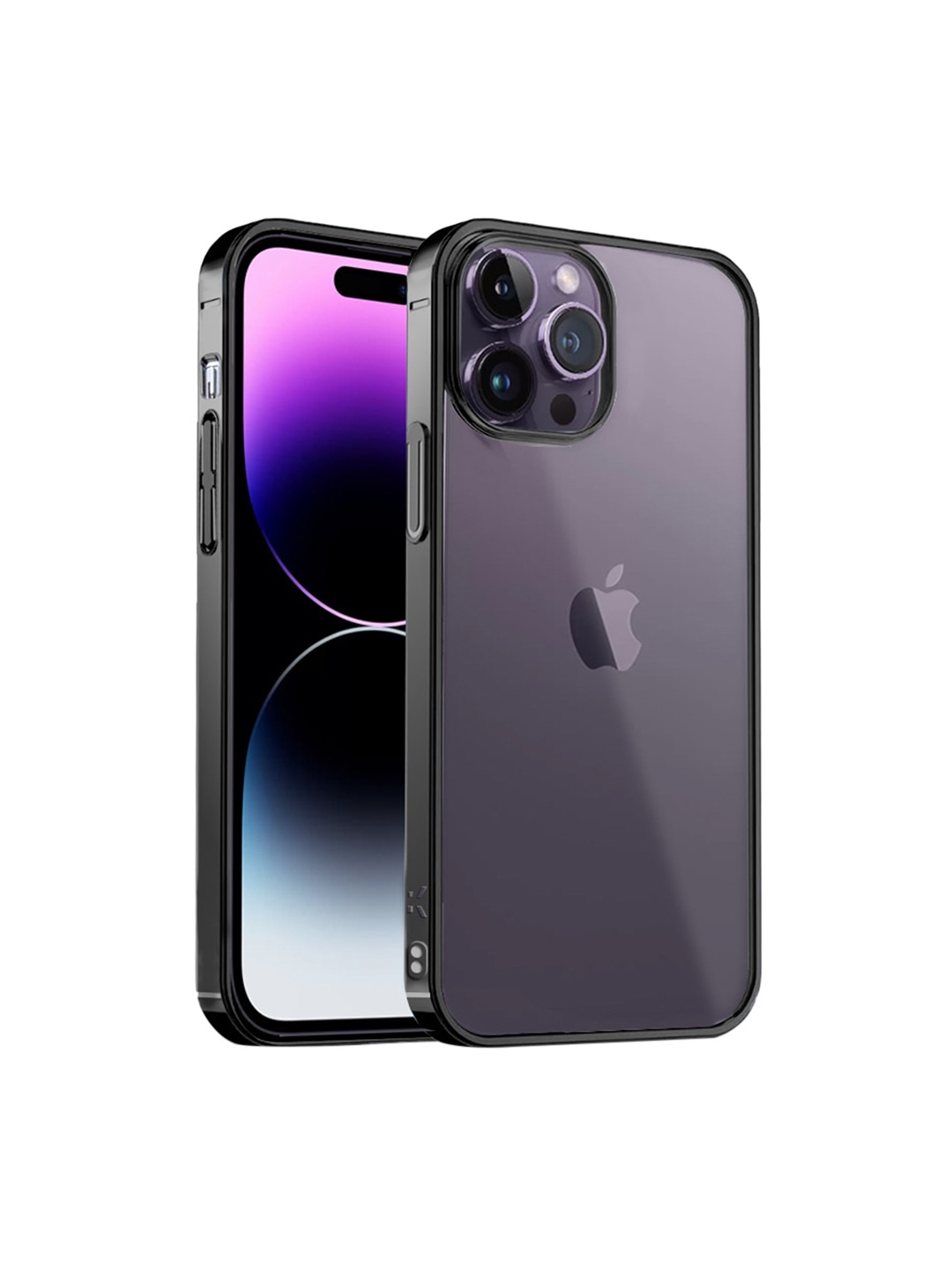 

Karwan Black Solid iPhone 14 Pro Max Back Cover