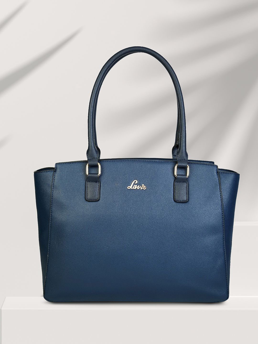 

Lavie Navy Blue Structured Handheld Bag