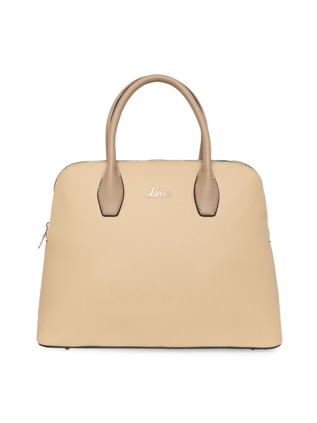 

Lavie Beige Structured Handheld Bag