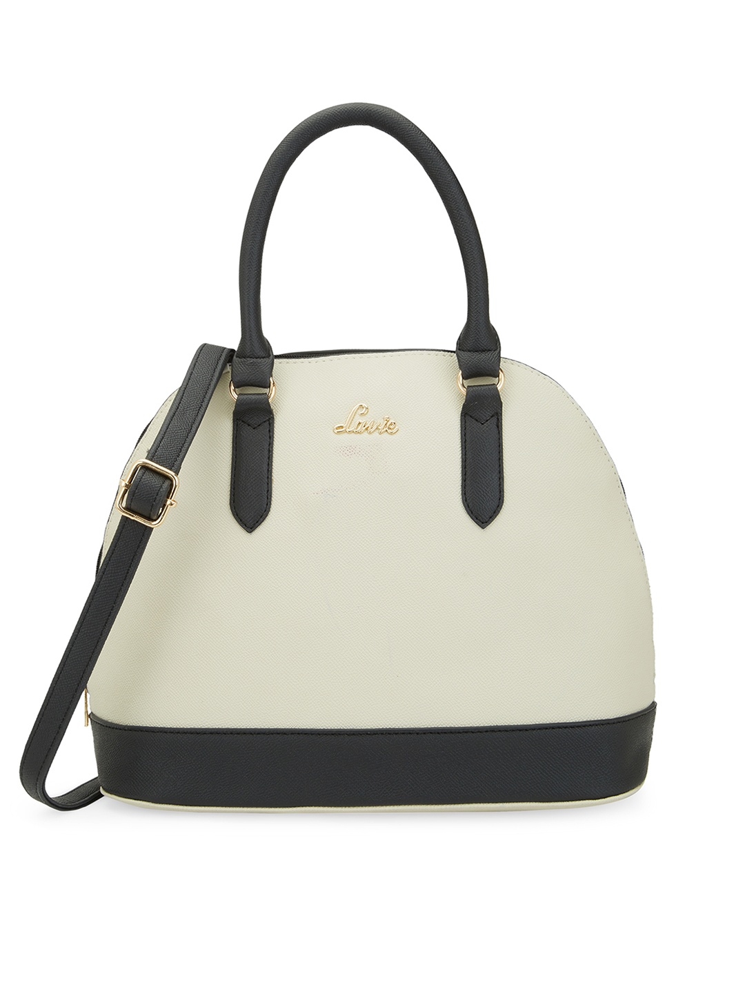 

Lavie Off White Structured Handheld Bag