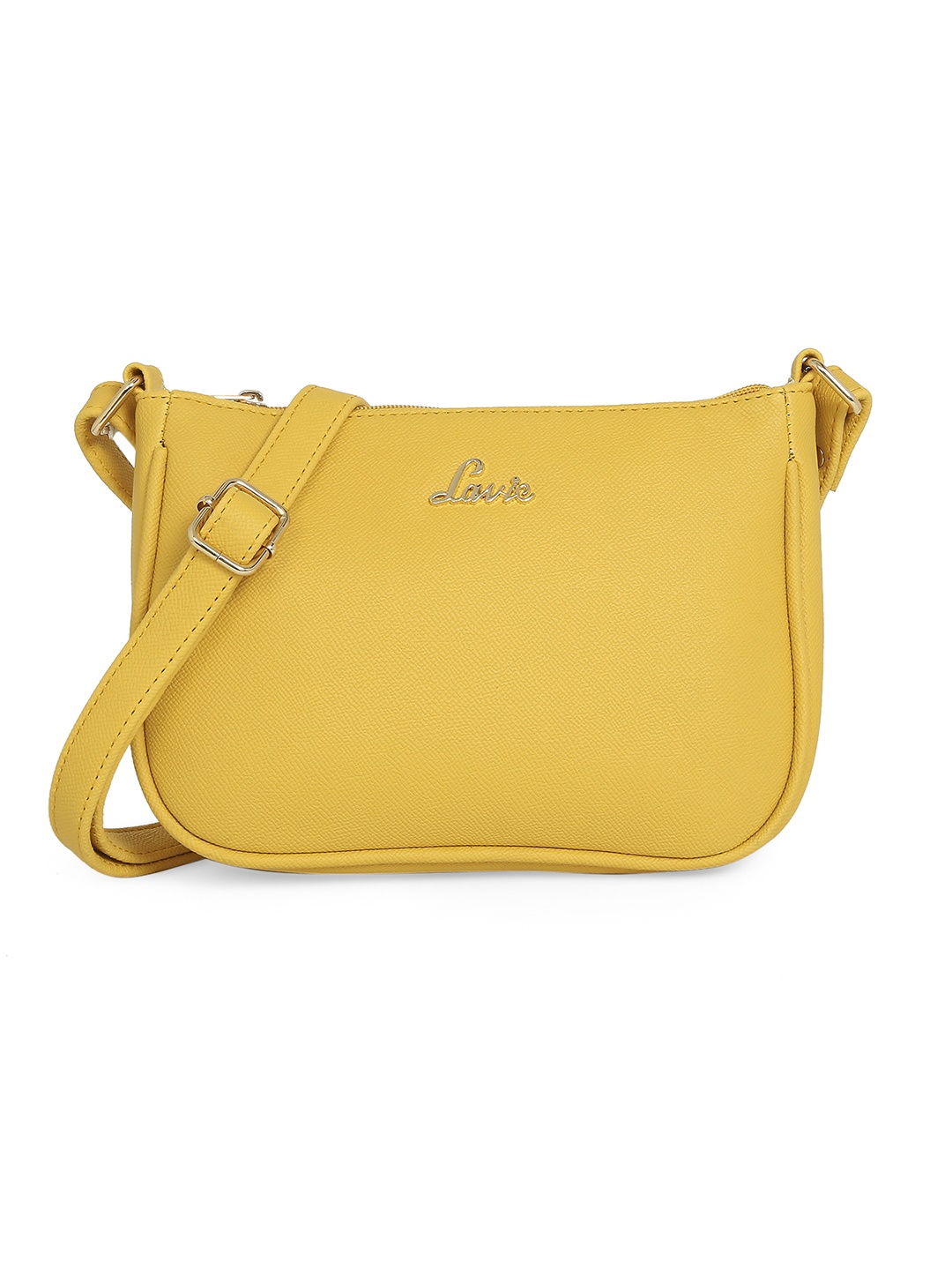 

Lavie Yellow Structured Sling Bag