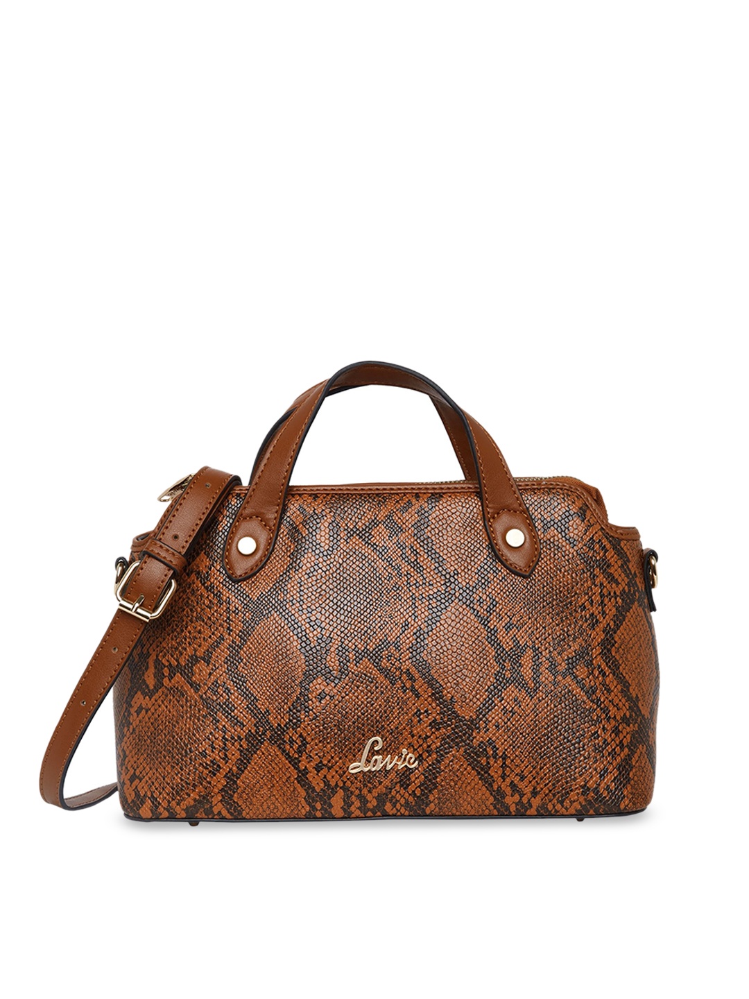 

Lavie Tan Textured Structured Handheld Bag