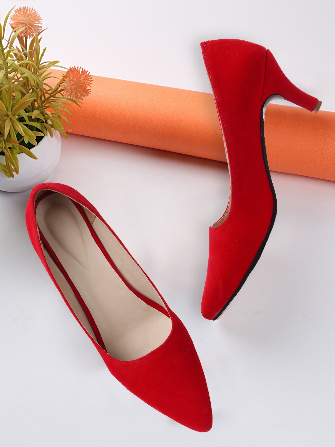 

FASHIMO Red Pumps Heels